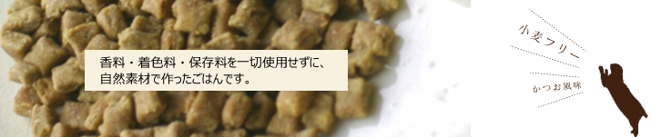 香料・着色料・保存料を一切使用せずに、
自然素材で作ったごはんです。