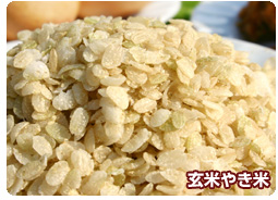釜炒り焼き玄米フレーク(玄米やき米)のイメージ
