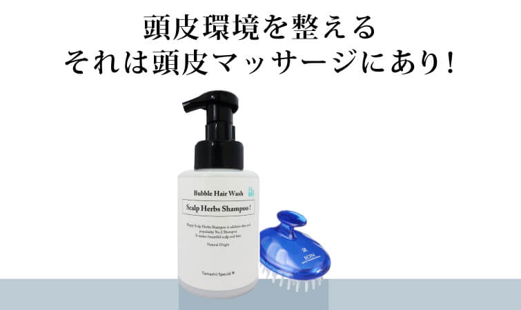 ❤シャンプーついでにサロンの頭皮クレンジング＆頭皮エステ体験♪❤マッサージャー 魂のハッピースカルプハーブ泡シャンプー350ml＋頭皮クレンジング