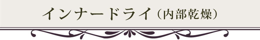 インナードライ（内部乾燥）
