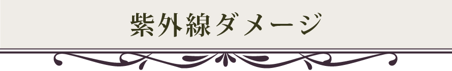 紫外線ダメージ