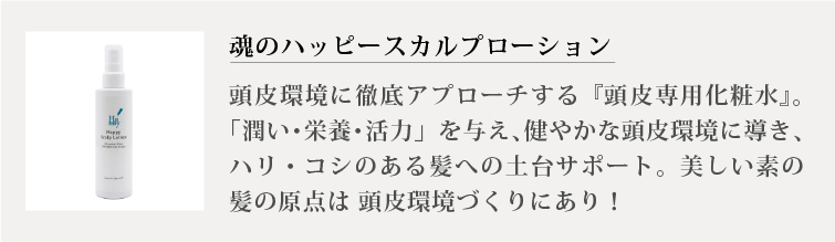 魂のハッピースカルプローション（無香料）