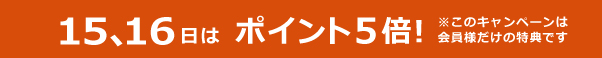 新春ポイント5倍